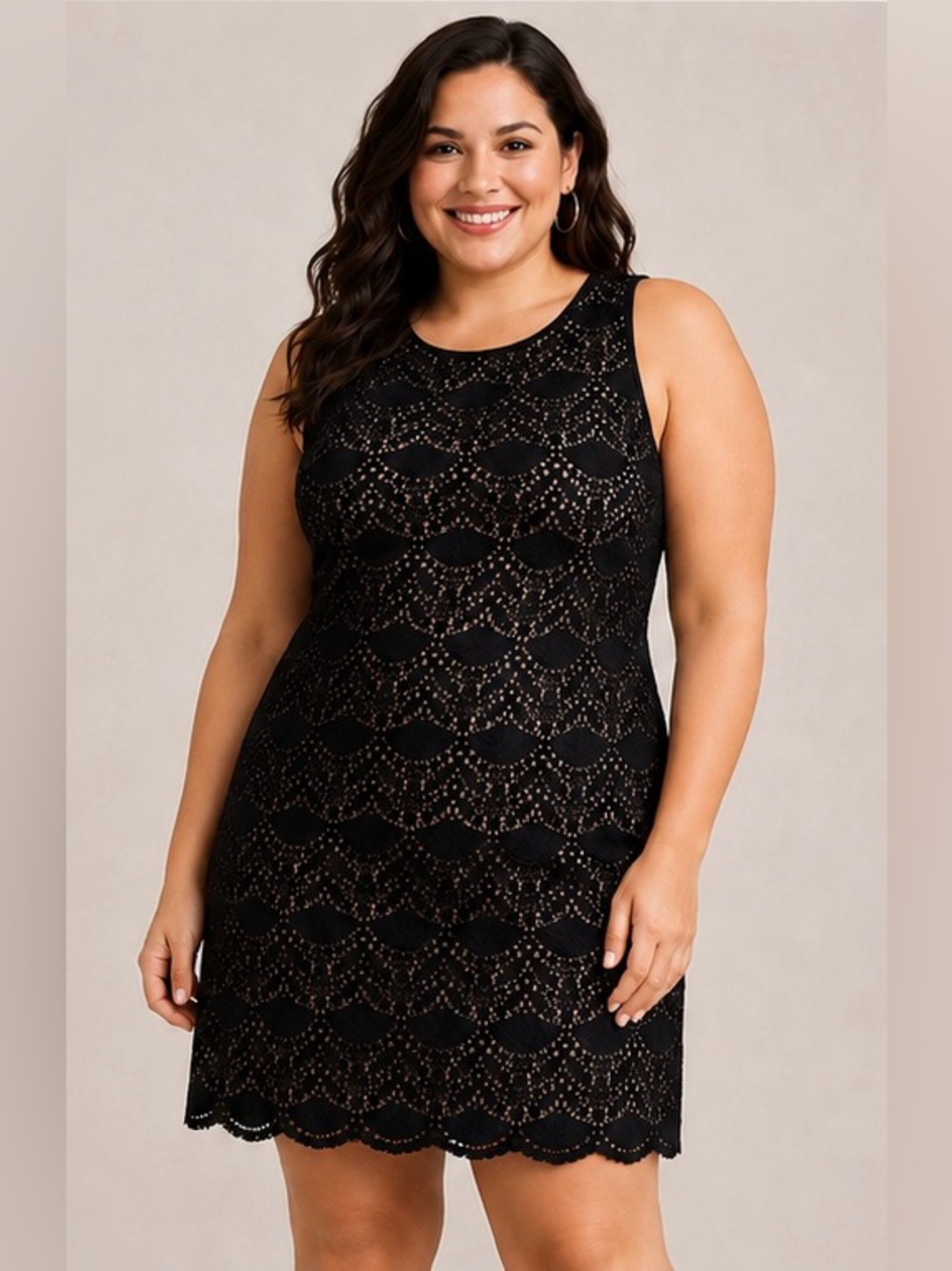 LOFT Black Lace Dress – Size 12